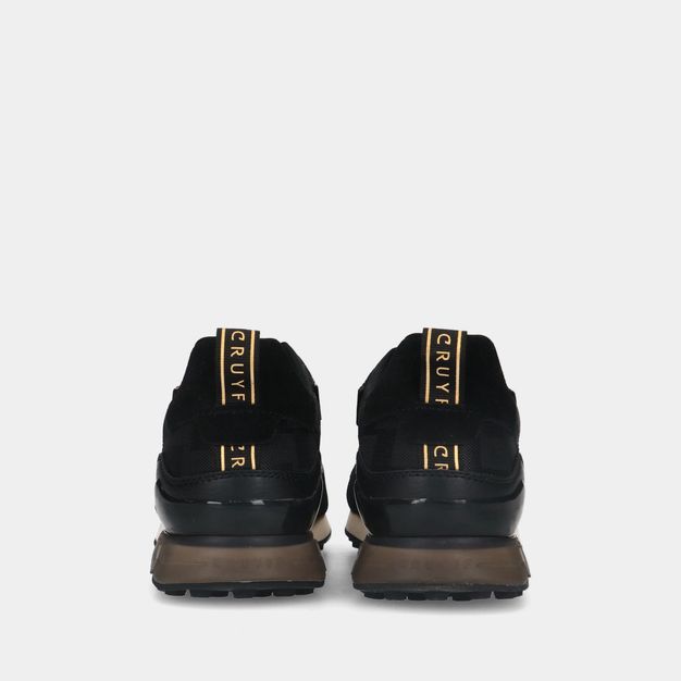 Cruyff Superbia Hex Black/Gold heren sneakers