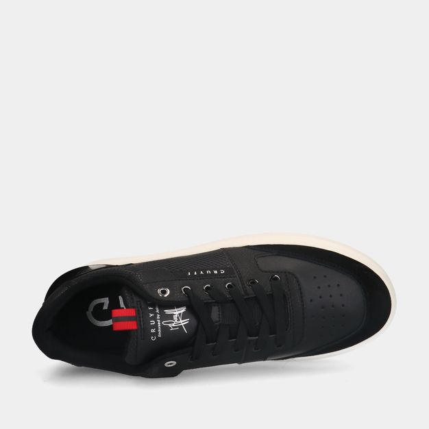 Cruyff Endorsed Tennis 953 Black/ Red heren sneakers
