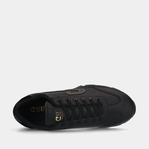 Cruyff flash runner black/gold heren sneakers