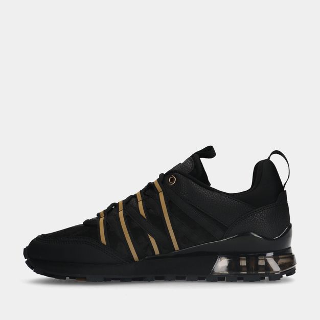 Cruyff fearia black/gold heren sneakers