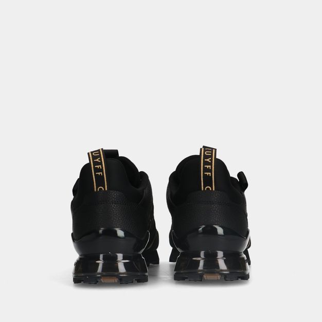 Cruyff fearia black/gold heren sneakers
