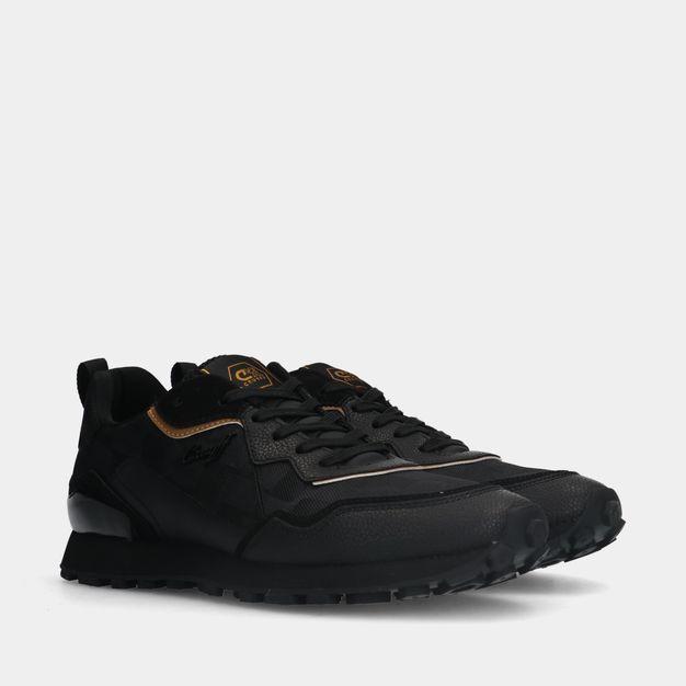 Cruyff superbia minimalist black/gold heren sneakers