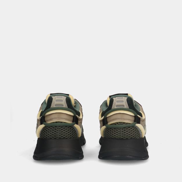 Lacoste L003 NEO Khaki/ Dark green heren sneakers