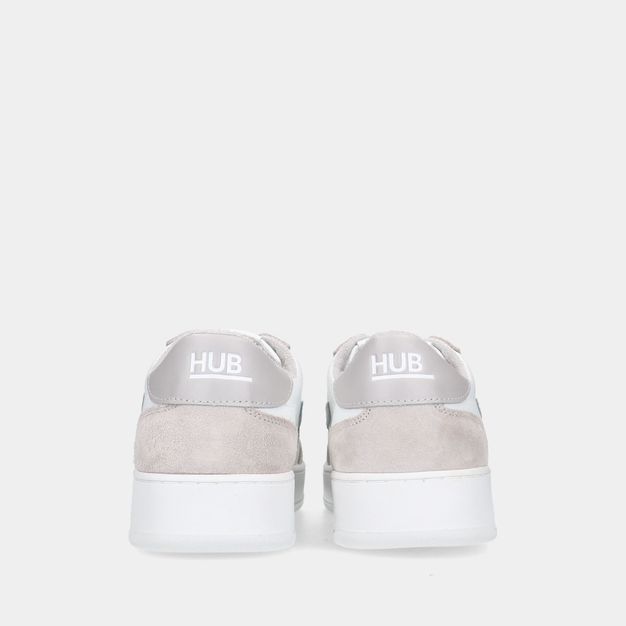HUB Baseline ZL68 White / Neutral Grey heren sneakers