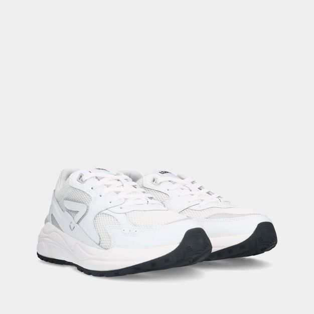 HUB Grid-M L26 White heren sneakers
