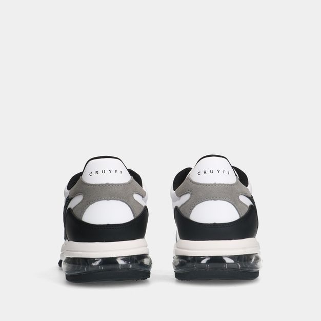 Cruyff flash runner white/black heren sneakers