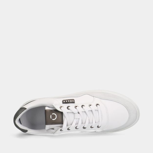 Tozen katashi 2 white/grey heren sneakers