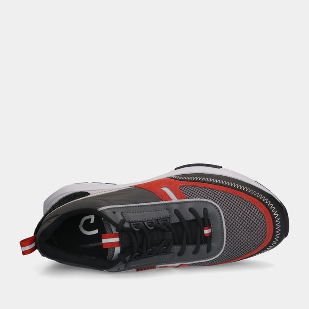 Cruyff Ambruzzia 973 Grey/ Red heren sneakers