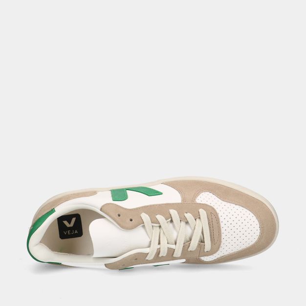 Veja V-10 Beige / Green heren sneakers