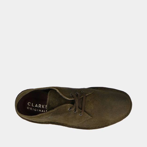 Clarks Desert Coal Olive heren schoenen