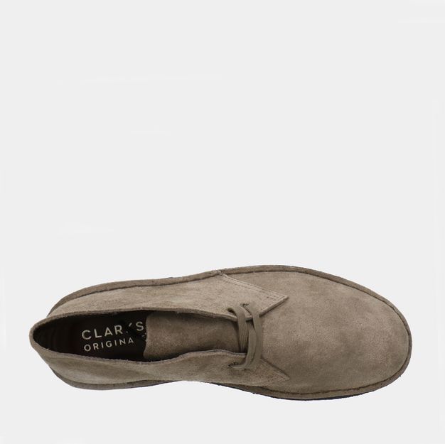 Clarks Desert Boot Dark Grey heren schoenen