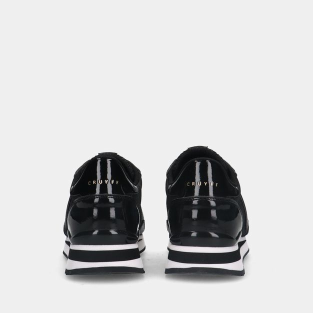 Cruyff Parkrunner Lux Black/Gold dames sneakers