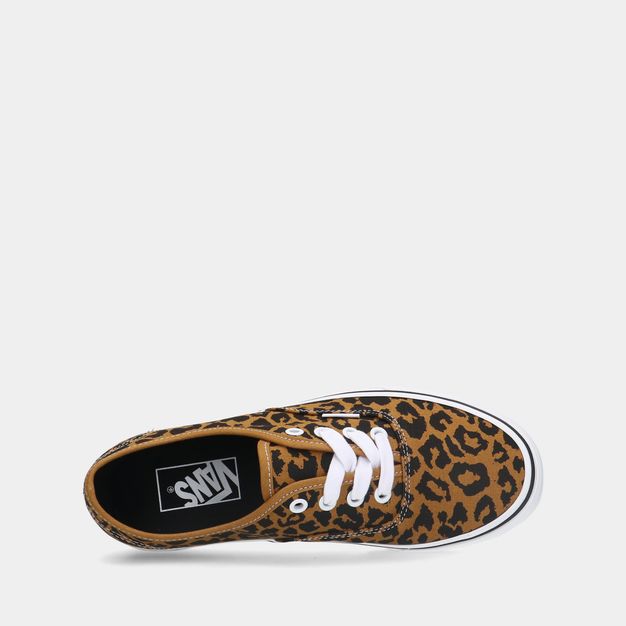 Vans Authentic Leopard Black/True White dames sneakers