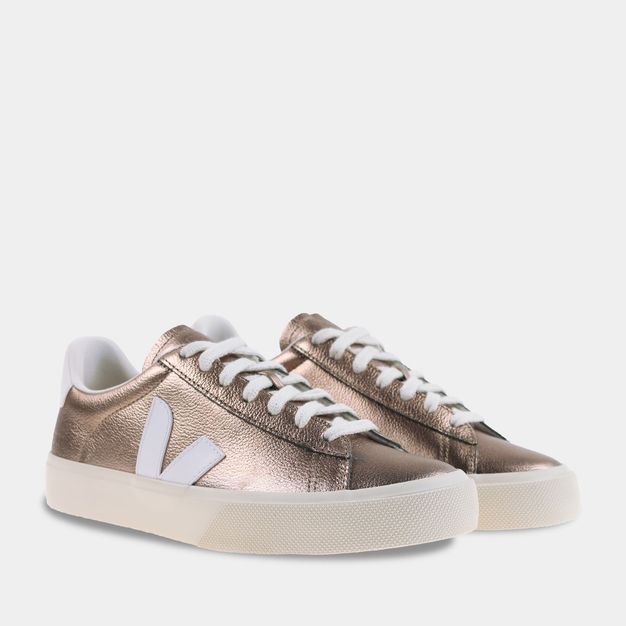 VEJA Campo Chfree Leather Brons Dames