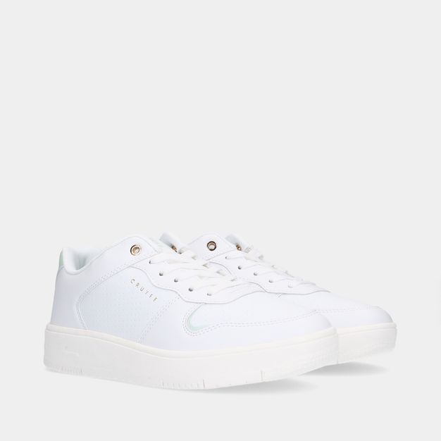 Cruyff Indoor Royal 154 White/Mint Green dames sneakers