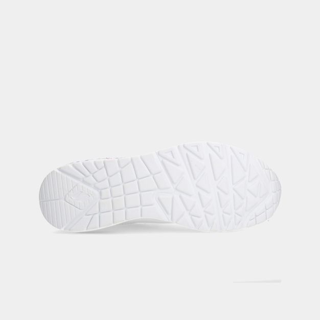 Skechers UNO-spread the love white dames sneakers