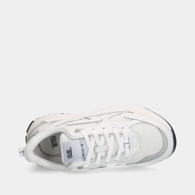 Hub Grid-W L27 witte dames sneakers