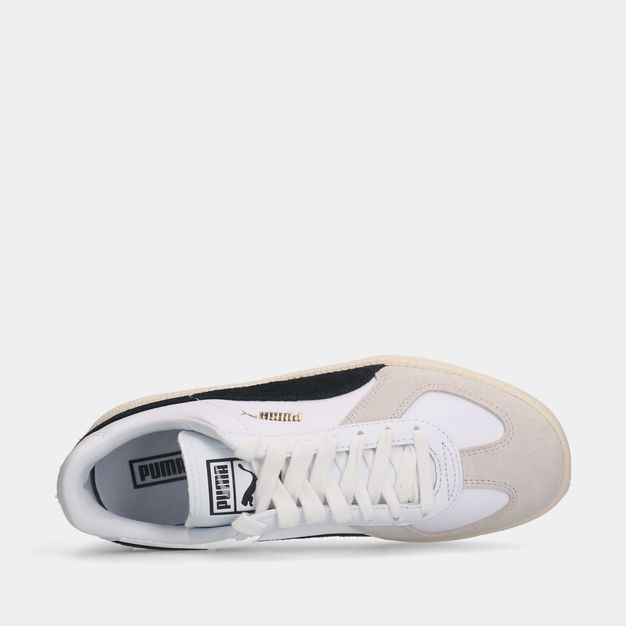 Puma army trainer white sneakers
