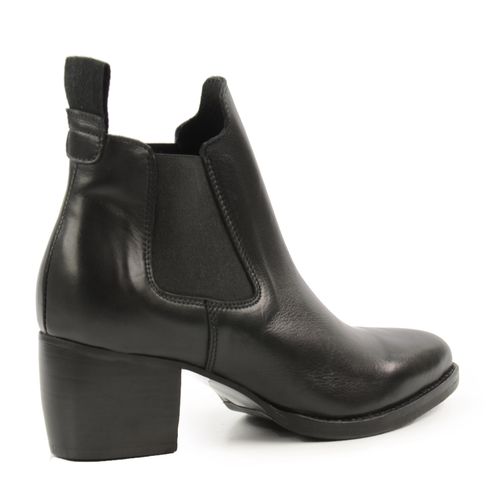 Chelsea boots en cuir - noir  