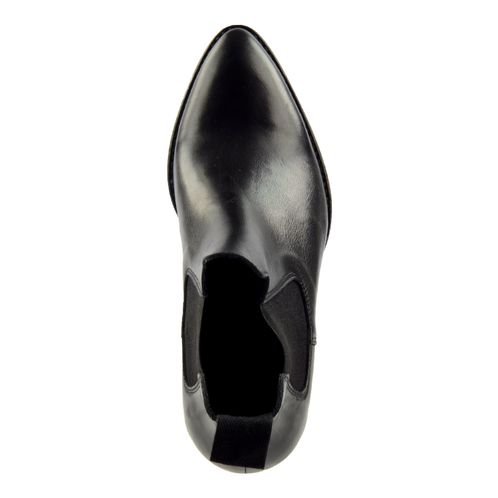 Leren chelsea boots zwart