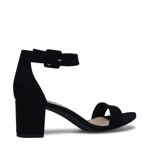 Sandales textile minimalistes - noir