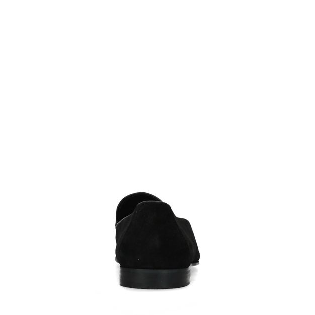 Schwarze Loafer mit Tasseln