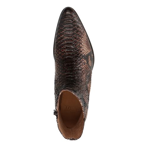 Boots met snakeskin print