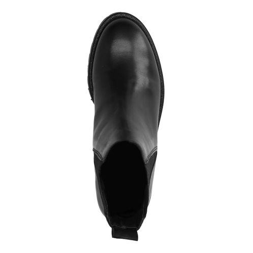 Zwarte leren chelsea boots