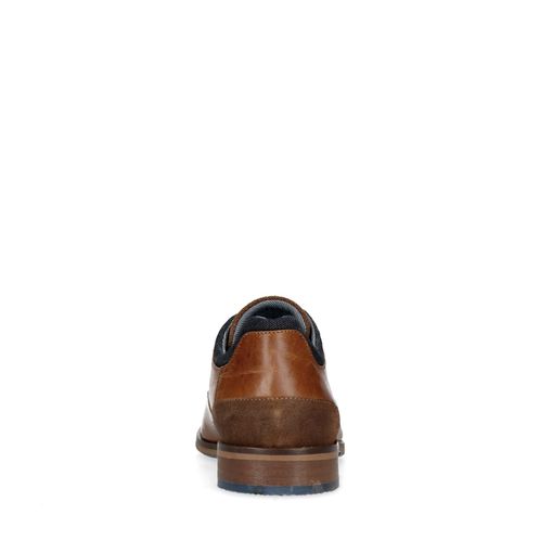 Chaussures à lacets en cuir - marron