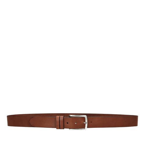 Cognac leren riem