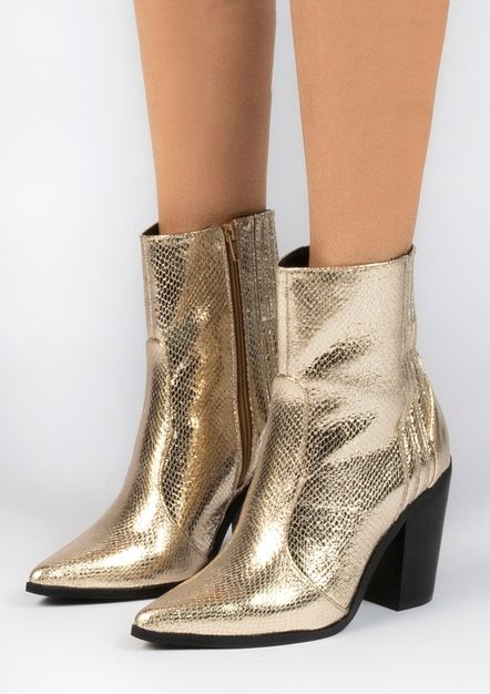 Goldene Western Boots