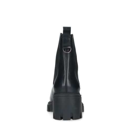 Zwarte chelsea boots met blokhak
