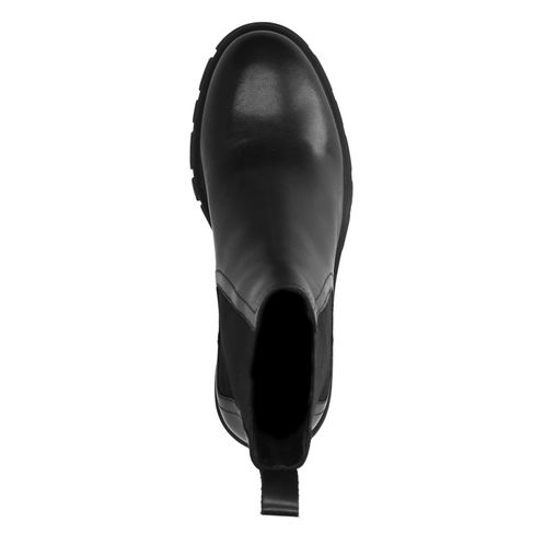 Zwarte chelsea boots met blokhak