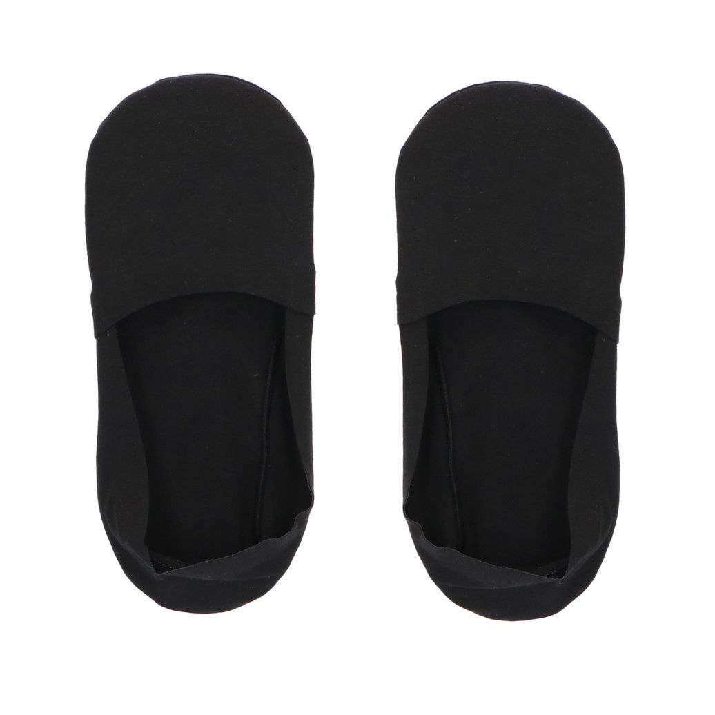 Sneakersokken invisible zwart - 2 paar