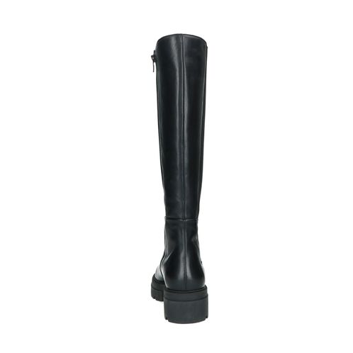 Hoge zwarte leren chelsea boots