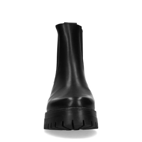 Zwarte lage chelsea boots