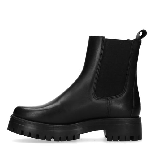Zwarte lage chelsea boots