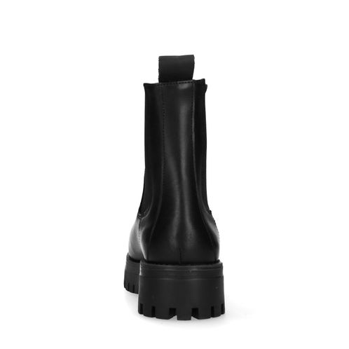 Zwarte lage chelsea boots