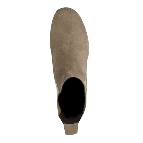 Taupe suède chelsea boots
