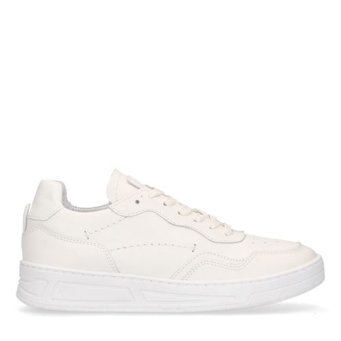 Weiße Ledersneaker