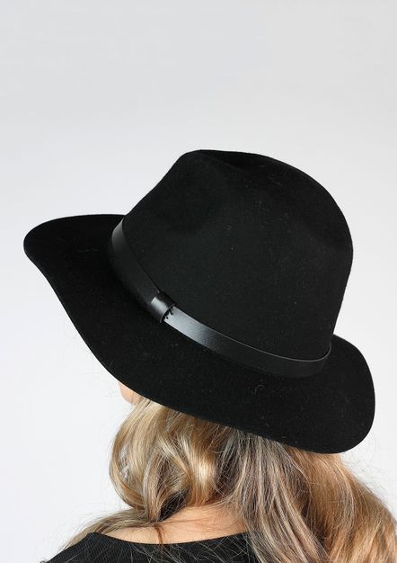 Chapeau en laine - noir
