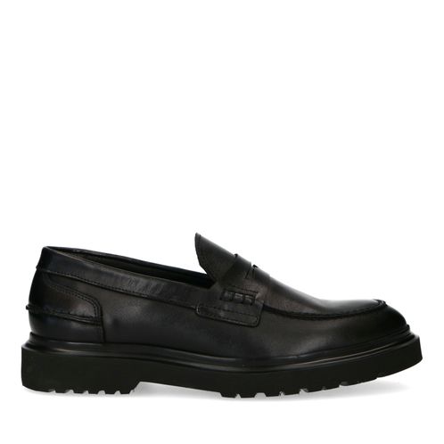 Zwarte loafers met details