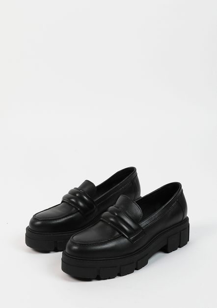 Loafers avec grosse semelle - noir