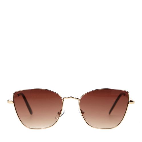 Braune Cateye-Sonnenbrille