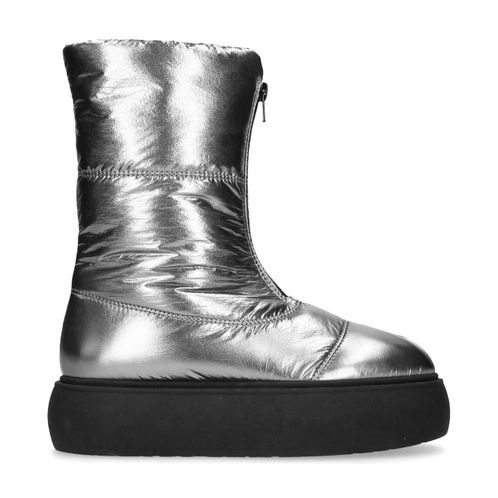 Silberfarbene Snow Boots