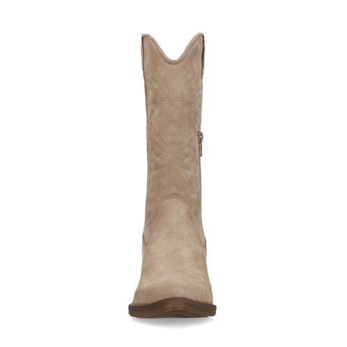 Santiags en daim - taupe