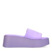 Sandales compensées - violet
