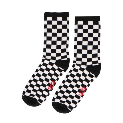 Schwarz-weiße Socken