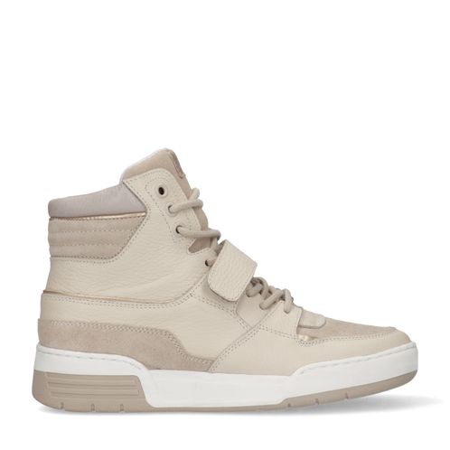 Baskets mi-longues beiges