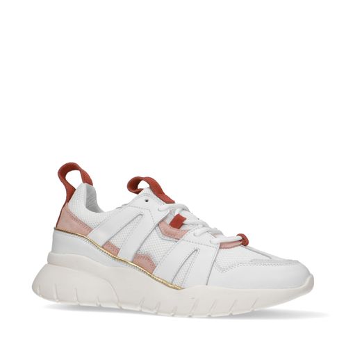 Baskets avec détails - beige